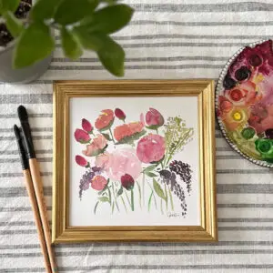 Photo of painting titled Flowering Bouquet