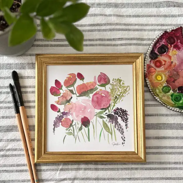 Photo of painting titled Flowering Bouquet